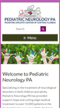 Mobile Screenshot of pediatricneurologypa.com